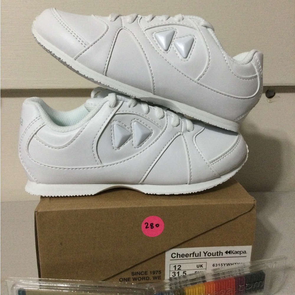 Kids White Athletic Sneakers - Classic Casual Style